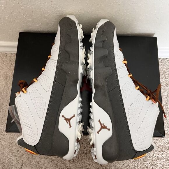 Nike Air Jordan 9 G Golf Low NRG US Open White Grey Size Men\'s 10 FN6931-100 New main image 9
